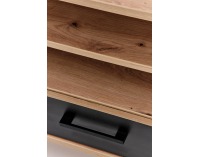 TV stolík Raven RTV1 - dub artisan / čierna