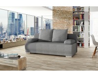 Rozkladacia pohovka s úložným priestorom Real - svetlosivá / sivá