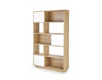 Regál Reg-23 - dub zlatý / biela