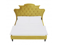 Manželská posteľ s roštom Reina 160x200 cm - zlatá