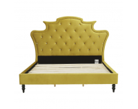 Manželská posteľ s roštom Reina 160x200 cm - zlatá