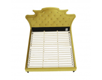 Manželská posteľ s roštom Reina 160x200 cm - zlatá