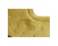 Manželská posteľ s roštom Reina 160x200 cm - zlatá