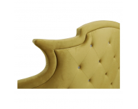 Manželská posteľ s roštom Reina 160x200 cm - zlatá