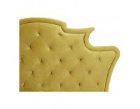 Manželská posteľ s roštom Reina 160x200 cm - zlatá