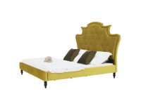Manželská posteľ s roštom Reina 160x200 cm - zlatá