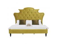 Manželská posteľ s roštom Reina 160x200 cm - zlatá