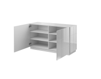 Dvojdverová komoda Reja KOM2D - biely lesk