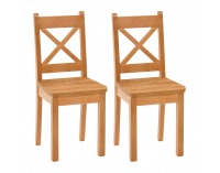 Jedálenská stolička (2 ks) Remy KX - jelša