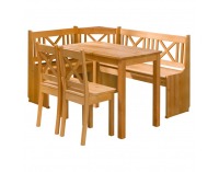 Jedálenská stolička (2 ks) Remy KX - jelša