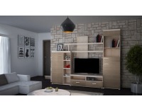 Obývacia stena Kaja - dub sonoma / avola grey