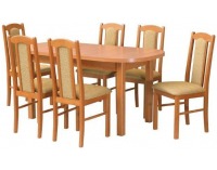 Jedálenský set Zostava 14 1+6 - jelša