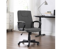 Kancelárske kreslo Revin - tmavosivá / čierna