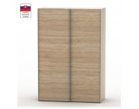 Šatníková skriňa s posuvnými dverami Ria 150 - dub riviera