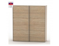 Šatníková skriňa s posuvnými dverami Ria 200 - dub riviera