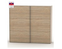 Šatníková skriňa s posuvnými dverami Ria 250 - dub riviera