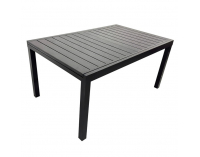 Záhradný rozkladací stôl Riko 160/240 - čierna