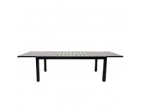 Záhradný rozkladací stôl Riko 160/240 - čierna