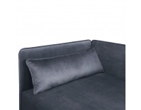 Jednolôžková posteľ (váľanda) s úložným priestorom Rinun - modrá