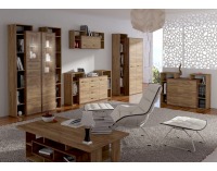 Šatníková skriňa Rio RIO-24 2D P - craft tobaco / craft zlatý