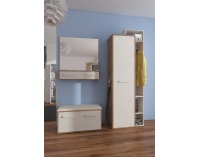 Obývacia izba Rio - dub burgundský / biela