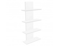 Závesná polica Robus - biela