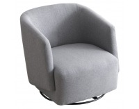 Dizajnové otočné kreslo Rodon - sivá