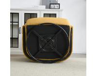 Dizajnové otočné kreslo Rodon - žltá