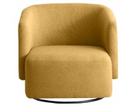 Dizajnové otočné kreslo Rodon - žltá