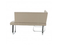 Rohová lavica do kuchyne Emori Set L - sivohnedá