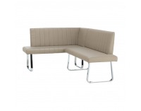 Rohová lavica do kuchyne Emori Set P - sivohnedá