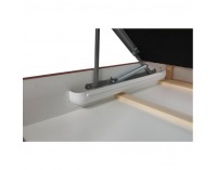 Rohová sedačka s rozkladom a úložným priestorom Byron L - lososová / sivá / svetlosivá / čierna