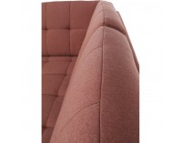 Rohová sedačka s rozkladom a úložným priestorom Byron P - lososová / sivá / svetlosivá / čierna