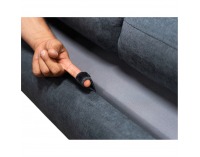 Rohová sedačka s rozkladom a úložným priestorom Coper P - sivá