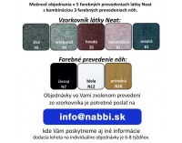 Rohová sedačka s rozkladom a úložným priestorom Konkord L - mentolová / orech