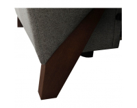 Rohová sedačka s rozkladom a úložným priestorom Konkord P - svetlohnedá / orech