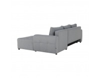 Rohová sedačka s rozkladom a úložným priestorom Nikos P - sivá