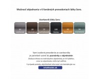 Rohová sedačka s rozkladom a úložným priestorom Praga P - púdrovo-ružová (Soro)