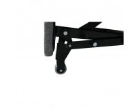 Rohová sedačka s rozkladom a úložným priestorom Sadah L - sivá / čierna