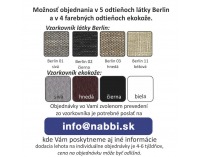 Rohová sedačka s rozkladom Minerva New P - biela / sivá melírovaná