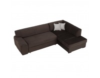 Rohová sedačka s rozkladom Minerva New P - hnedá