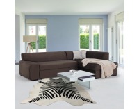 Rohová sedačka s rozkladom Minerva New P - hnedá