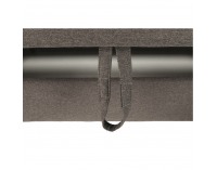 Rohová sedačka U s rozkladom a úložným priestorom Bridget P - sivohnedá (taupe)