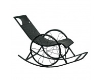 Hojdacie kreslo Rokin - čierna