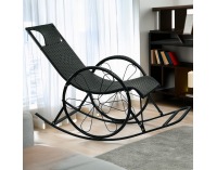 Hojdacie kreslo Rokin - čierna