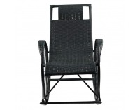 Hojdacie kreslo Rokin - čierna