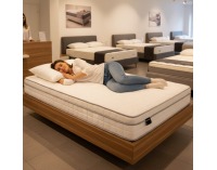 Taštičkový matrac Rolka 140x200 cm - biela