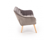 Dvojsedačka Romeo XL - sivá / prírodná