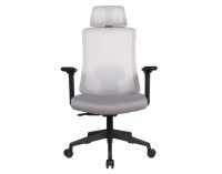 Kancelárske kreslo Rosano - sivá / čierna