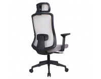 Kancelárske kreslo Rosano - sivá / čierna